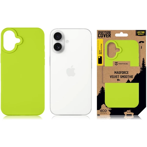 Tactical MagForce Velvet Smoothie Kryt pre Apple iPhone 16 Plus Avocado - Puzdra - Obrázok 0927ebf3097b4a4b918095dc5562c81a