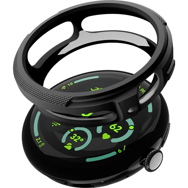 Spigen Liquid Air V2, matná čierna - Google Pixel Watch 5/4 45mm - Puzdra - Obrázok 0939337be1954697bcdd803307806cae