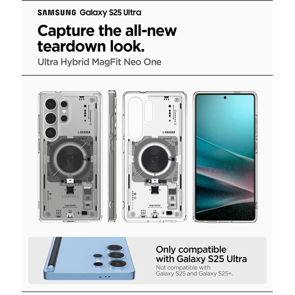Spigen Ultra Hybrid MagSafe kryt Samsung Galaxy S25 Ultra neo one - Puzdra - Obrázok 0945468ea0894b62a9f7d9a90f441b02