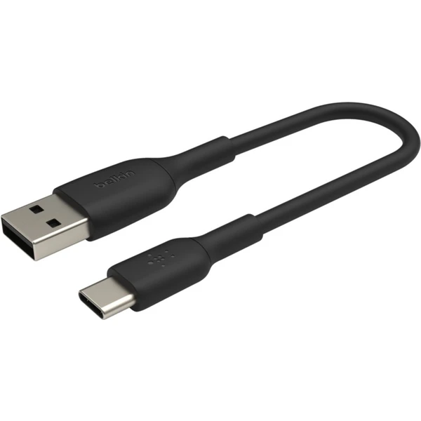 Belkin BOOST Charge USB-C/USB-A kábel, 15cm, čierny - Káble - Hlavný obrázok