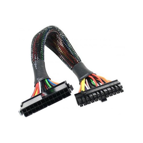 Akasa redukcia napájania 24Pin(M) to 20+4Pin(F) 30cm