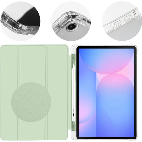 OBAL:ME MistyTab púzdro Samsung Galaxy Tab S10 Lite/S9/S9 FE/S10 FE svetlo zelené - Puzdra - Obrázok 0961591f348e4e4e84db1fc42e6c9878