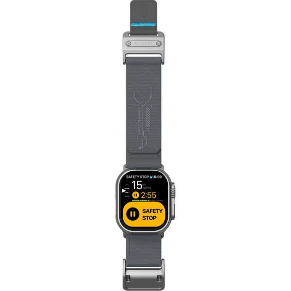 Aulumu A11 Mag Buckle Slim remienok Apple Watch 49/46/45/44/42mm Strieborná pracka/Carbon zelený rem - Remienky - Obrázok 09871344821b4439bccbe92ba92fb923
