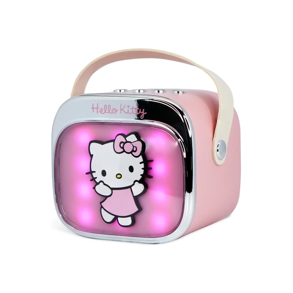 LED Karaoke reproduktor s mikrofónom OTL - Hello Kitty PopSing  - Mikrofóny - Obrázok 099L000K01