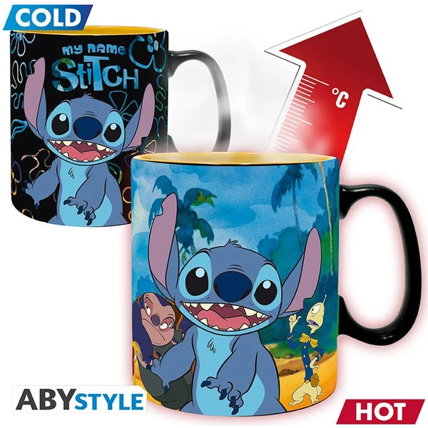 Hrnček Lilo & Stitch - My Name Stitch 460 ml (meniaci sa motív) - Hrnčeky - Hlavný obrázok
