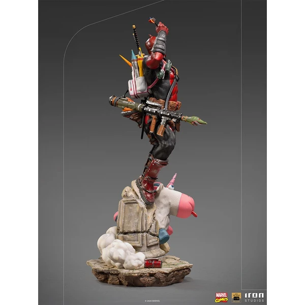 Soška Iron Studios - Deadpool Deluxe BDS Art Scale 1/10 - Marvel Comics - Sochy a sošky - Obrázok 09PJ100201