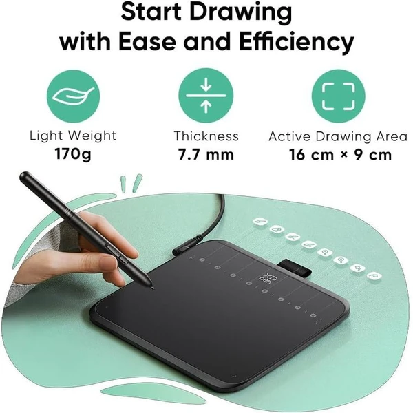XP-Pen Deco 640 - Grafické tablety - Obrázok 09UI000K01