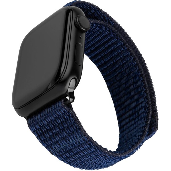 FIXED Nylon Sporty Strap remienok Apple Watch 38/40/41mm, tmavo modrý