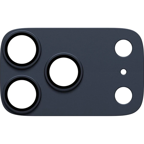 PanzerGlass® FENDER hliníková ochrana fotoaparátu Apple iPhone 17 Pro tmavo modrá - Ochranné fólie a sklo - Obrázok 09XL000K01