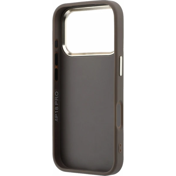 Guess PU 4G Resin Metal Logo Zadný Kryt pre iPhone 18 Pro Max Brown - Puzdra - Obrázok 09a49c5287bc46c8973913364f3cc915