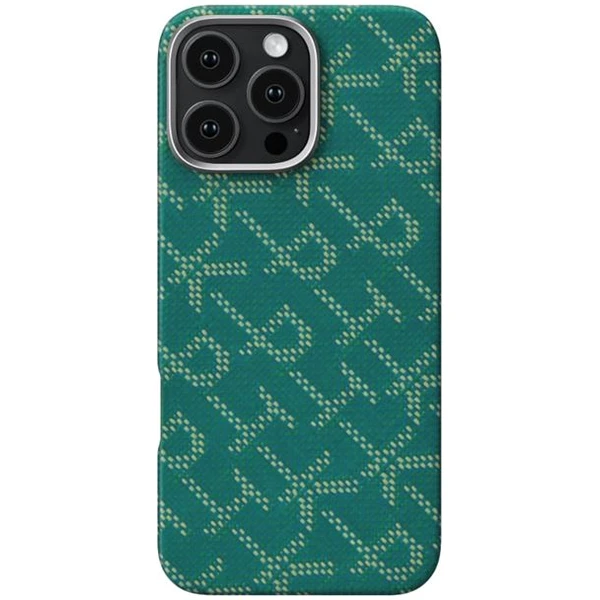 Pitaka Tactile Woven Case kryt iPhone 16 Pre PTK Green/Gold - Puzdra - Obrázok 09a86bdc37394dd08a3d6f9a3313d49e