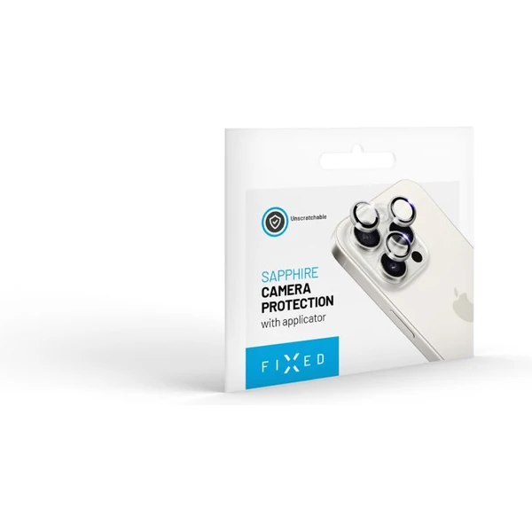 FIXED Sapphire Camera Glass ochranné sklá Apple iPhone 15 Pro/15 Pro Max strieborná - Ochranné fólie a sklo - Obrázok 09ea08eace624aa0b0008f04dbaad1b7