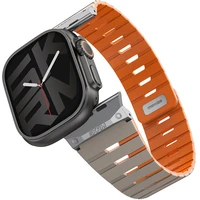 SKINARMA MAGNETIC APPLE WATCH STRAP 49/46/45/44 MM GEMINI Grey - Remienky