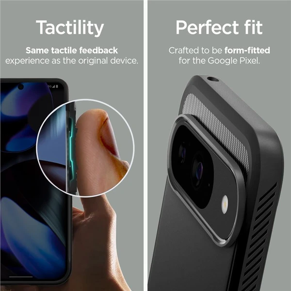 Spigen Rugged Armor kryt Google Pixel 9 Pro/Pixel 9 matne čierny - Puzdra - Obrázok 09f91b43865b4ff08b4b707272e944e0