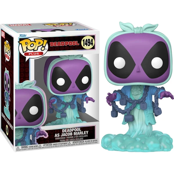 Funko POP! #1494 Plus Marvel: Deadpool Literárne klasiky - Deadpool ako Jacob Marley - Funko POP! - Hlavný obrázok