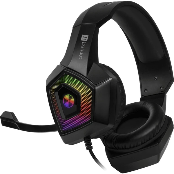CONNECT IT BATTLE RGB Ed. 3 herné slúchadlá čierna - Slúchadlá - Hlavný obrázok