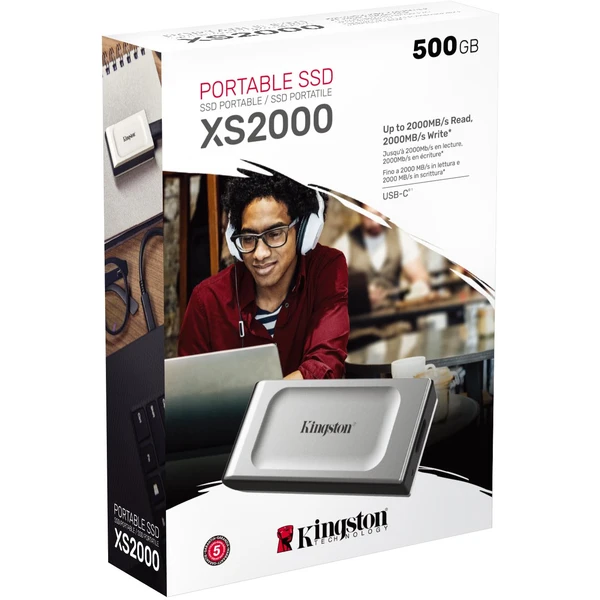 Kingston XS2000 externý SSD - 2TB - SSD - Obrázok 0AWXF00101