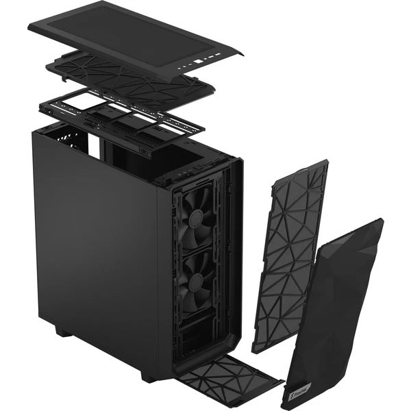Fractal Design Meshify 2 Compact Čierna Solid - Počítačové skrine - Obrázok 0BBW600301