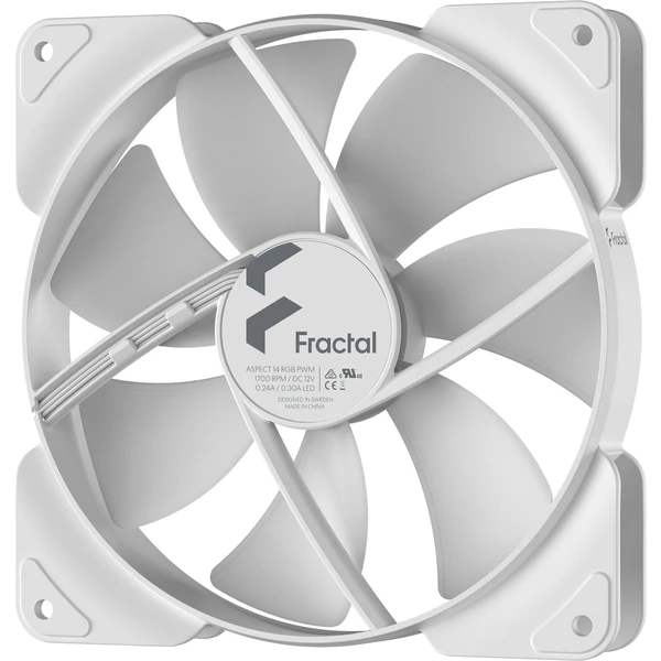 Fractal Design Aspect 14 RGB PWM White biely - Ventilátory pre PC - Obrázok 0BH8G00101