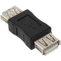 PremiumCord USB-A/USB-A redukcia čierna - Káble a redukcie