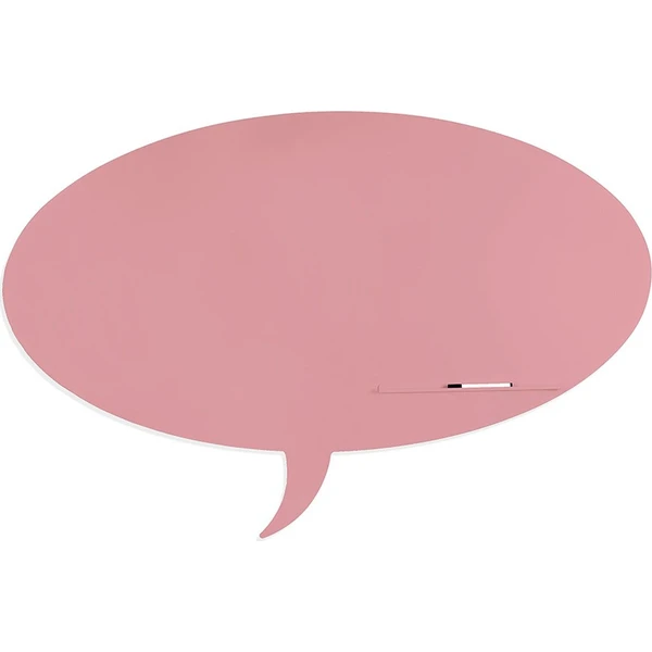 Rocada Skin Shape Talk 6441-3015 magnetická tabuľa svetlá ružová RAL 3015 - Magnetické tabule - Hlavný obrázok