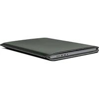 Woolnut Coated PU Sleeve púzdro pre 16" MacBook Pro tmavo zelené - Puzdra