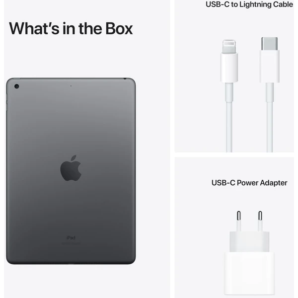 Apple iPad 10,2" 256GB Wi-Fi vesmírne šedý (2021) (Kategória A) - Tablety - Obrázok 0BQKF00101