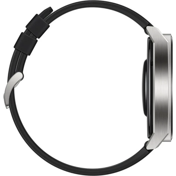Huawei Watch GT3 Pro (46 mm) Light Titanium Case + Black Fluoroelastomer Strap - Inteligentné hodinky - Obrázok 0BT2700301