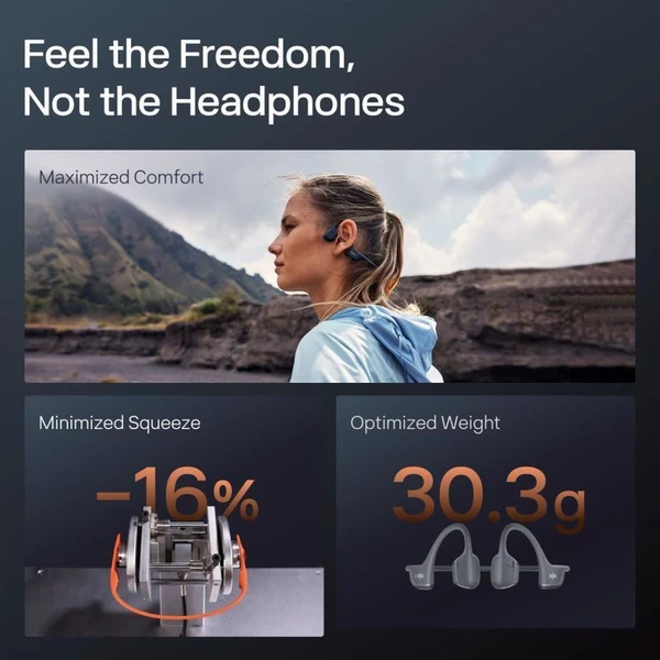 Shokz OpenRun Pro 2 Mini (USB-C) bezdrôtové slúchadlá čierna - Slúchadlá - Obrázok 0BTA000N01