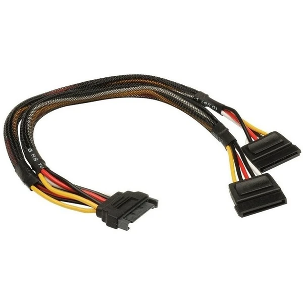 Akasa napájacia rozdvojka Sata(M) na 2xSata(F), 30cm, 2 ks - Káble a redukcie - Hlavný obrázok