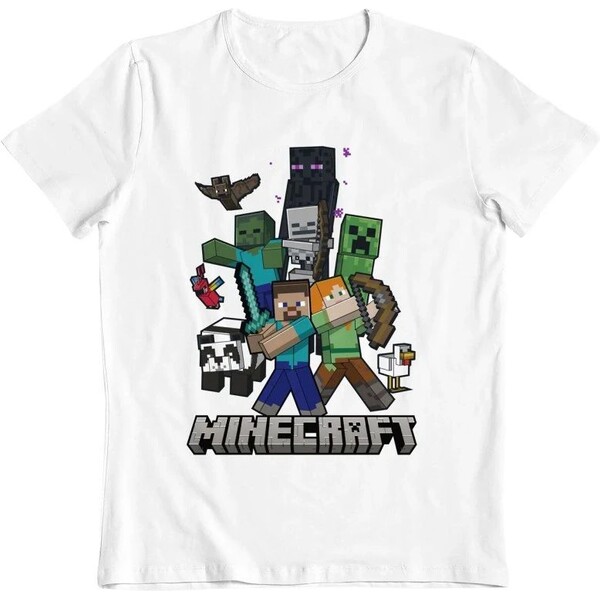 E-shop Tričko detské Minecraft - Characters Tower (11-12 rokov)