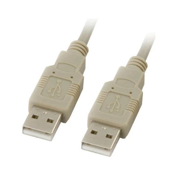 PremiumCord USB-A/USB-A kábel 1m sivý - Káble a redukcie - Hlavný obrázok