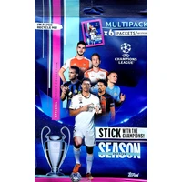 Futbalové samolepky Topps UEFA UCL - Multipack - Futbalové karty