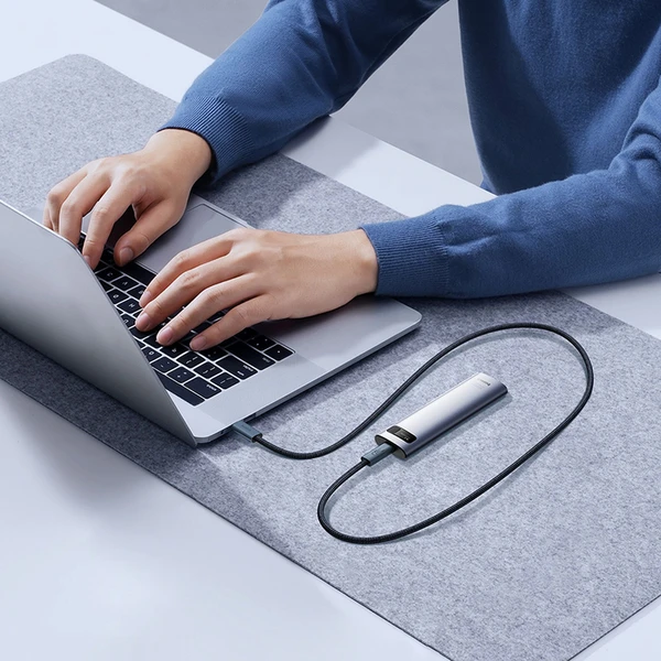 Dátový kábel Baseus Flash USB-C/USB-C 1m 240W čierny - Káble - Obrázok 0DGE000L01