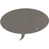 Rocada Skin Shape Talk 6441-7039 magnetická tabuľa kremenná šedá RAL 7039 - Magnetické tabule