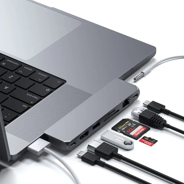Satechi Pro Hub Max vesmírne šedý - USB huby - Obrázok 0DK2700301