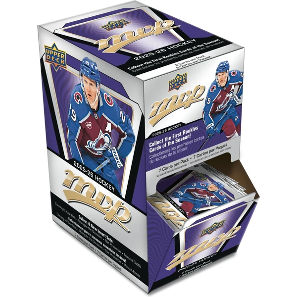 Hokejové karty 2025-26 Upper Deck MVP Hockey Gravity Balíček - Hokejové karty - Obrázok 0DUG000K01