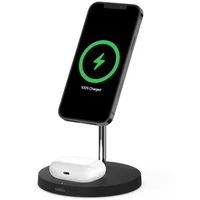 Belkin BOOST CHARGE PRE 2v1 MagSafe nabíjací stojan (15W) čierny - Nabíjačky