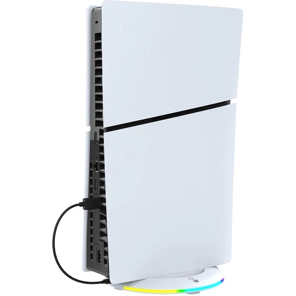 iPega P5S025S Vertikálne Stojan s RGB pre PS5 Slim/PS5 Pro biely - Stojany - Obrázok 0EX3000P01