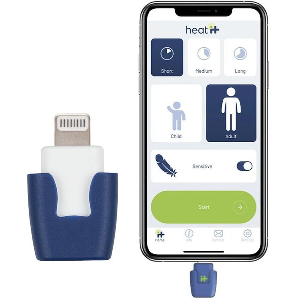 Heat it ošetrenie bodnutie hmyzom pomocou smartfónu Lightning