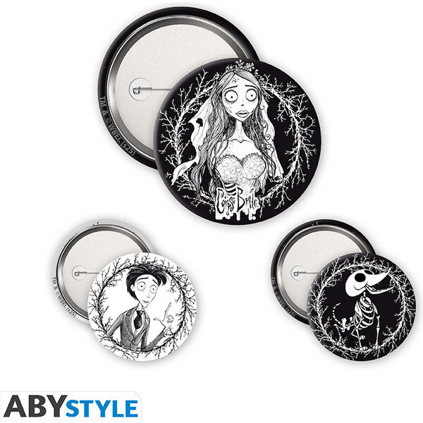 E-shop Odznaky Abysse Corp Corpse Bride - Trio