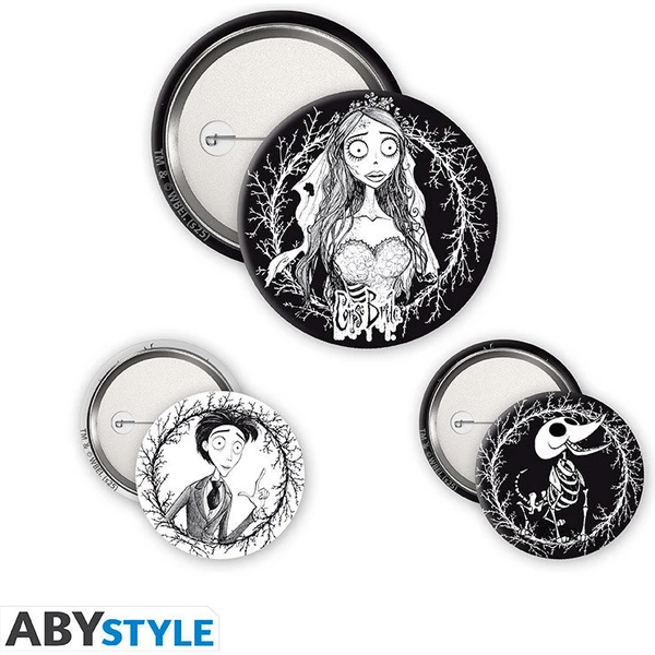 Odznaky Abysse Corp Corpse Bride - Trio - Odznaky - Hlavný obrázok