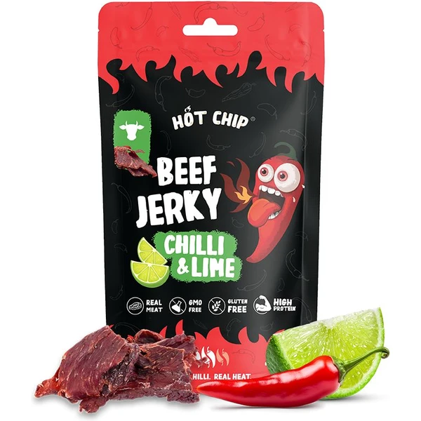 Jerky Hot-Chip - Chilli a Limetka 25 g - Potraviny - Obrázok 0FUG000K01