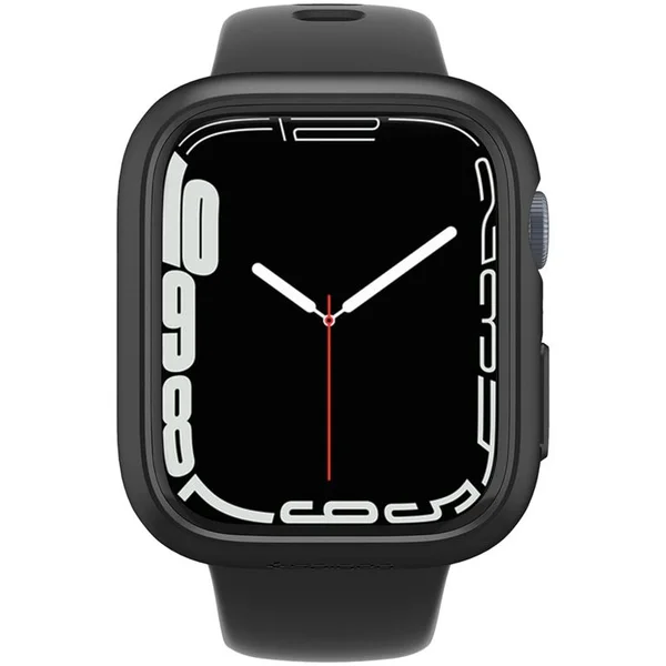 Spigen Thin Fit puzdro Apple Watch 9/8/7 (41mm) čierne - Puzdra - Obrázok 0G1PF00101