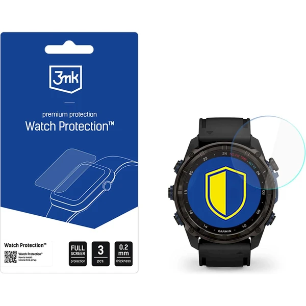 3mk Watch Protection FlexibleGlass ochranné sklo Garmin Descent Mk3i (51mm) - Ochranné fólie a sklo - Hlavný obrázok