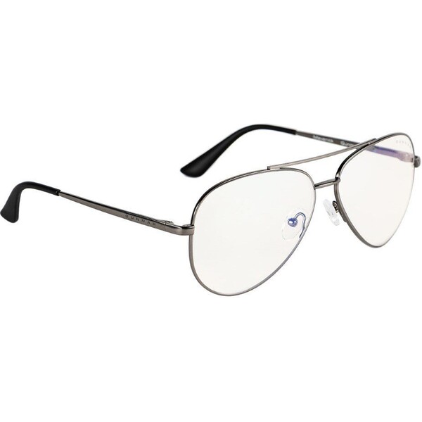 GUNNAR MAVERICK GUNMETAL herné okuliare číra sklá