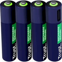 Trust USB-C dobíjacia batéria AAA - 4ks - Batérie
