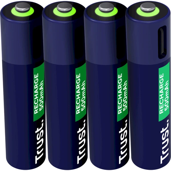 Trust USB-C dobíjacia batéria AAA - 4ks - Batérie - Hlavný obrázok