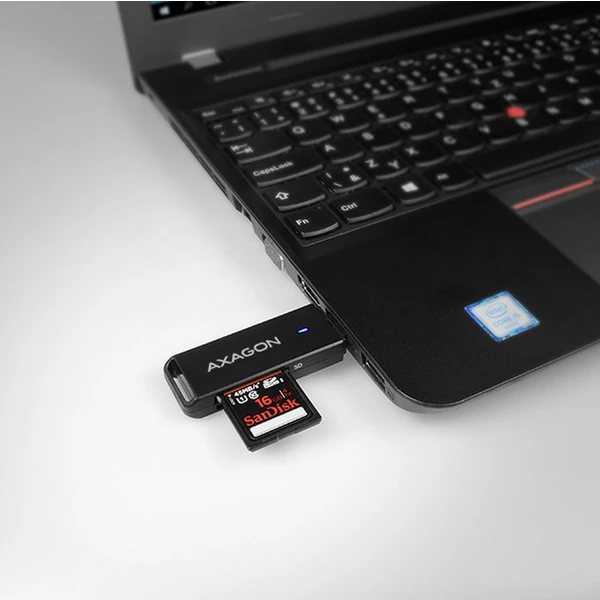 AXAGON čítačka SD/microSD kariet CRE-S2N USB-A - Čítačky pamäťových kariet - Obrázok 0GD0700301