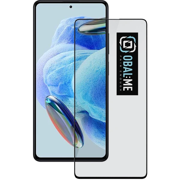 Obal:Me 5D tvrdené sklo Xiaomi Redmi Note 12 Pre 5G čierne - Ochranné fólie a sklo - Hlavný obrázok